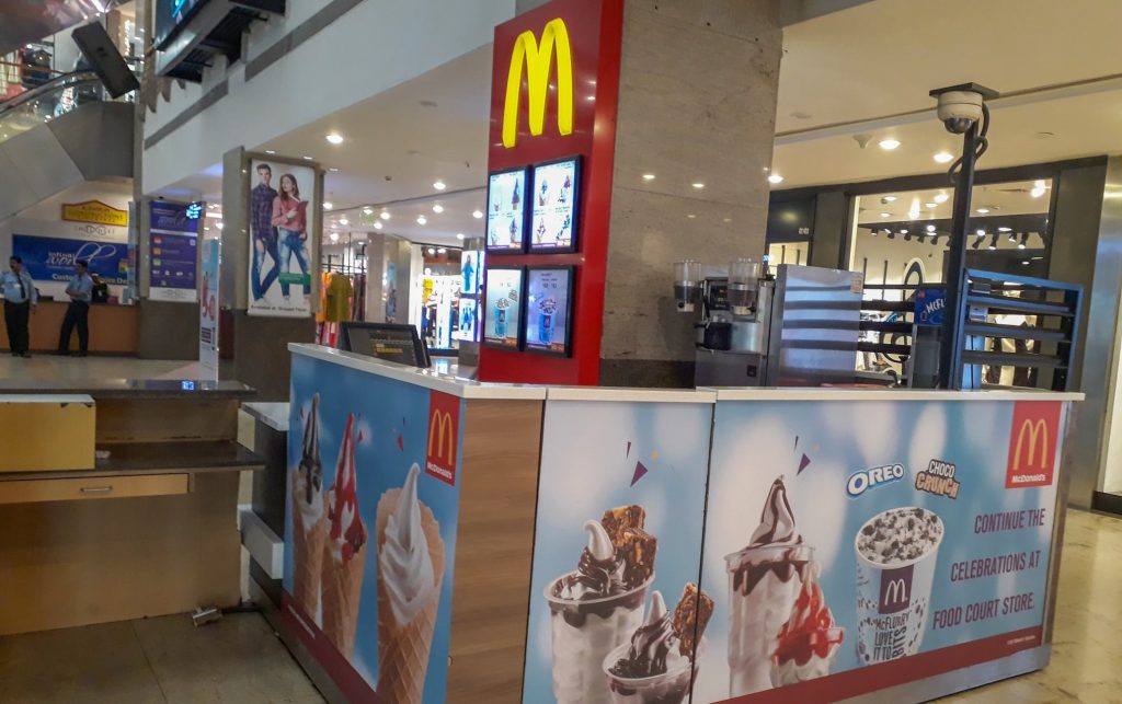 Mc Donalds Kiosk - Kiosks & Cafes - Infinti Mall Andheri.