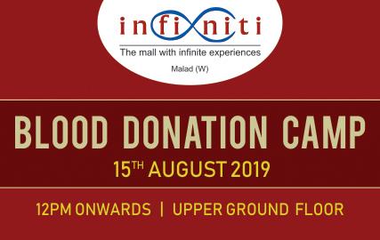 Blood Donation camp event Infiniti mall malad