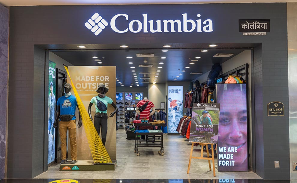 Columbia Malad Active Wear Sports Infiniti Mall Shopping Mall in Mumbai