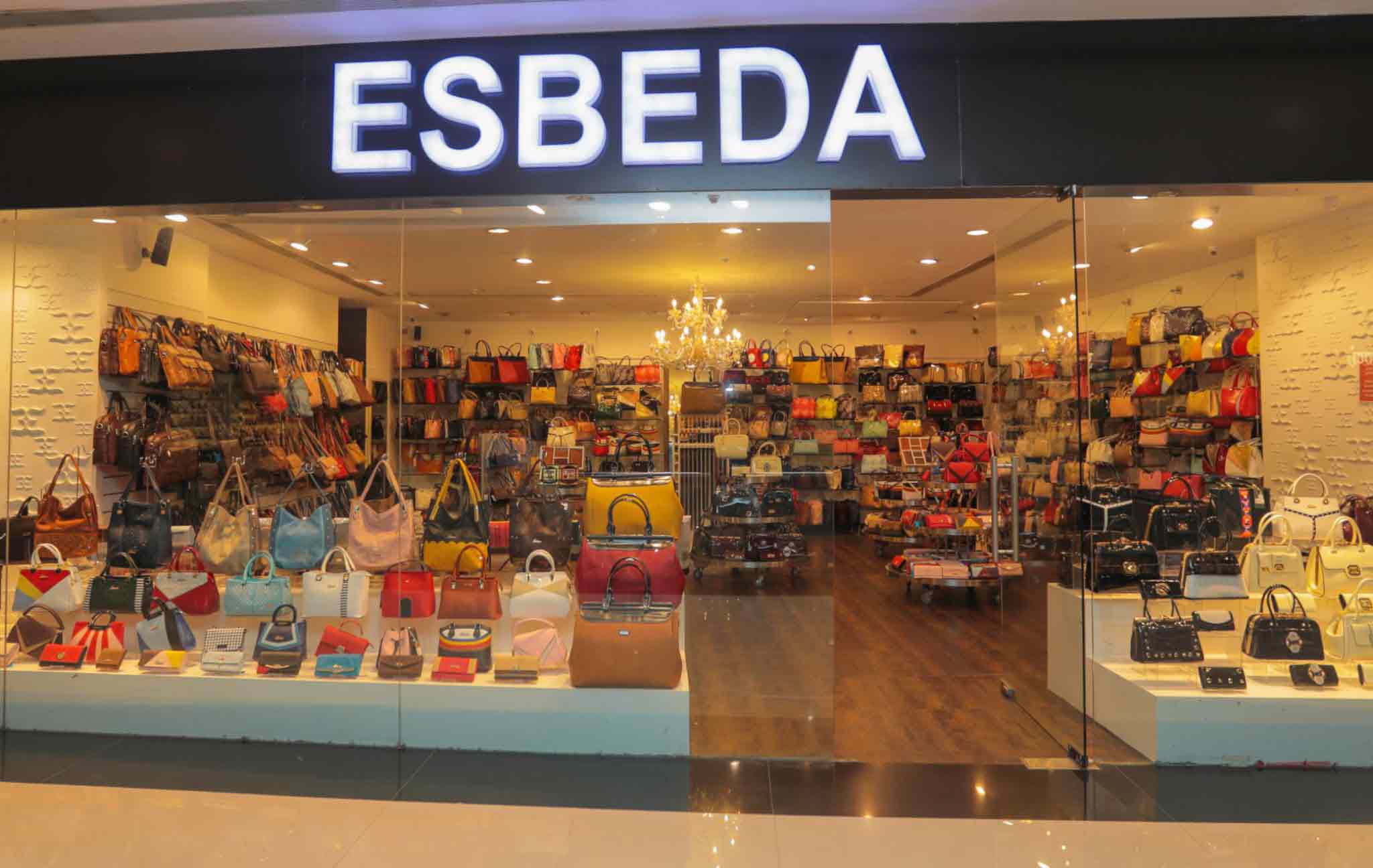 Buy ESBEDA Peach Color Solid Pattern Fancy Designer Handbag For Women Online