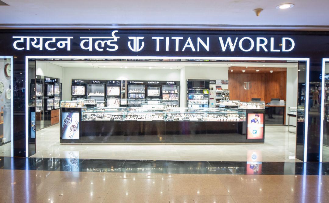 Titan world store malad