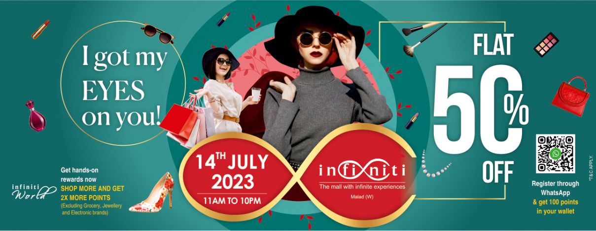 50% off Infiniti mall logo Malad