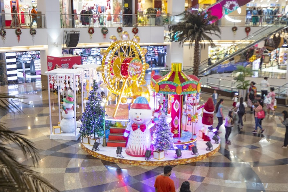 Christmas decoration in mall