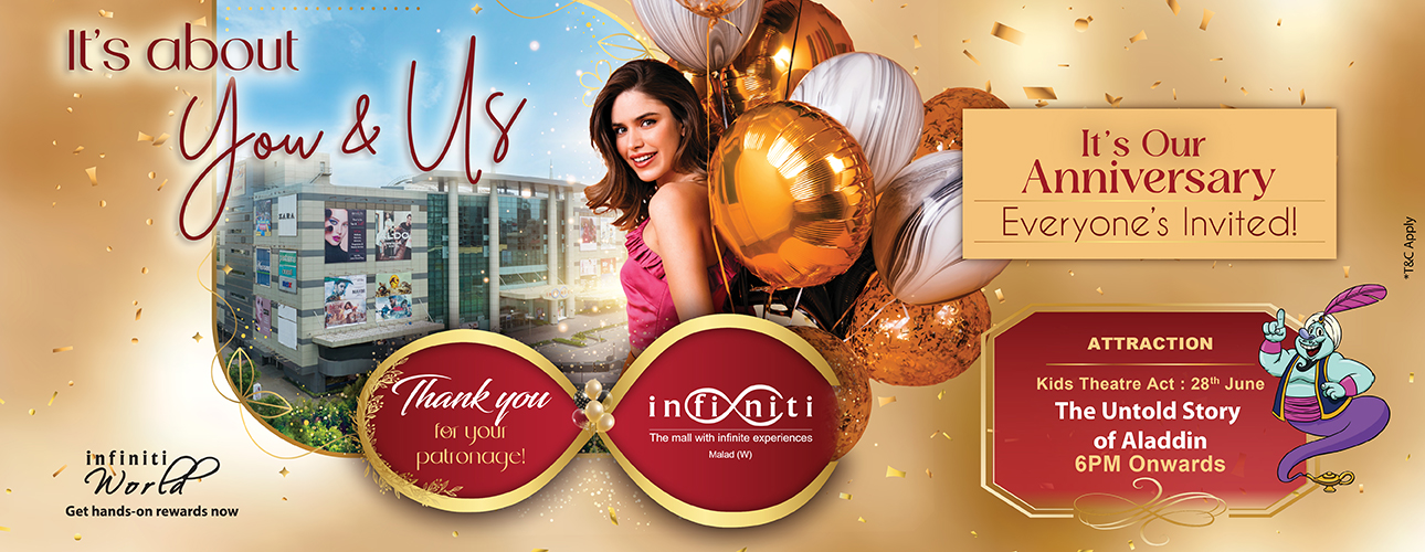 infiniti mall anniversary celebration