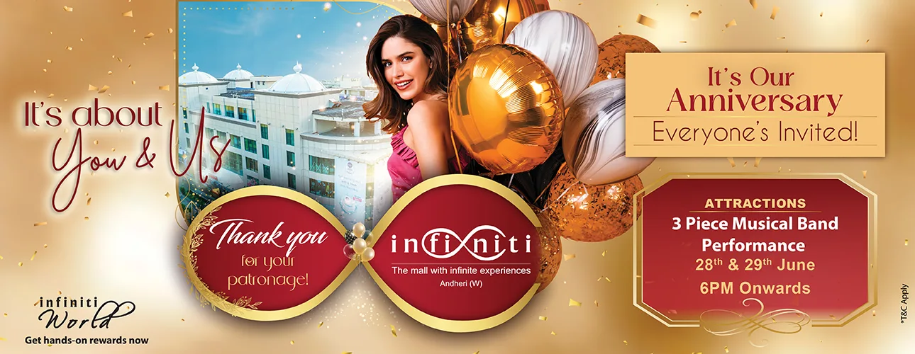 infiniti mall anniversary celebration