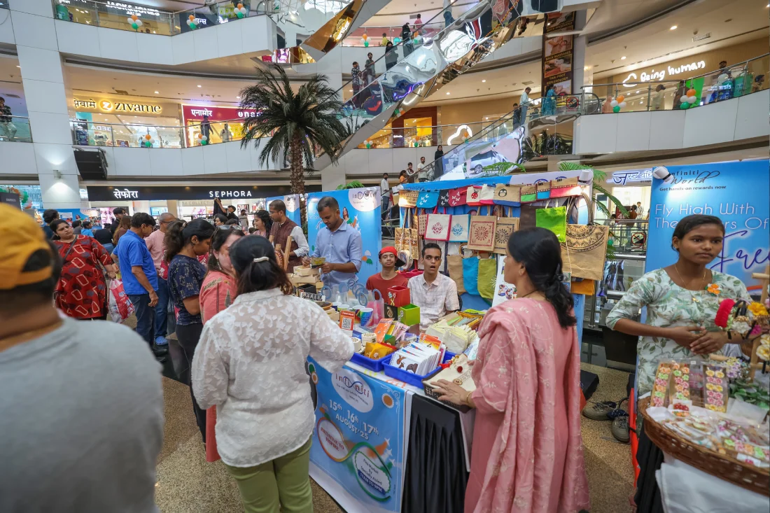 Exhibition store stall at Infiniti Mall
