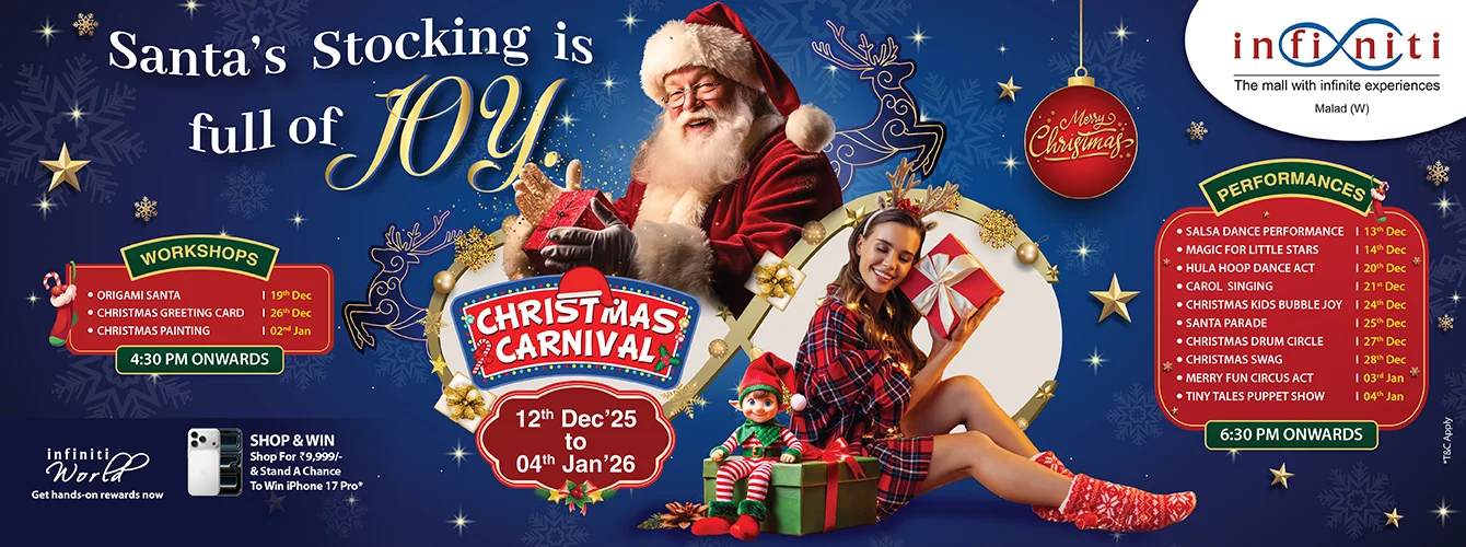 Mumbai's Christmas Carnival Celebration at Infiniti Mall