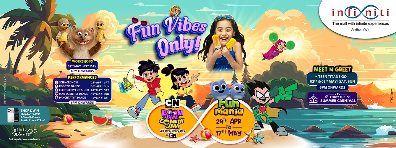 Check Out 'Fun Mania' – the Delightful Summer Kids Carnival 2026 at Infiniti Mall!
