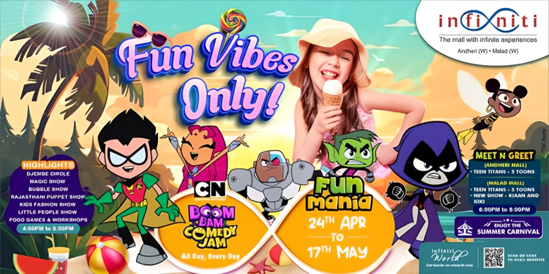 Check Out 'Fun Mania' – the Delightful Summer Kids Carnival 2026 at Infiniti Mall!
