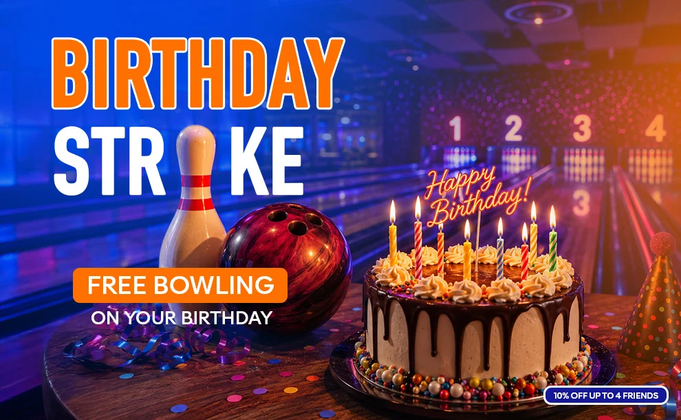 Birthday Strike Free Bowling