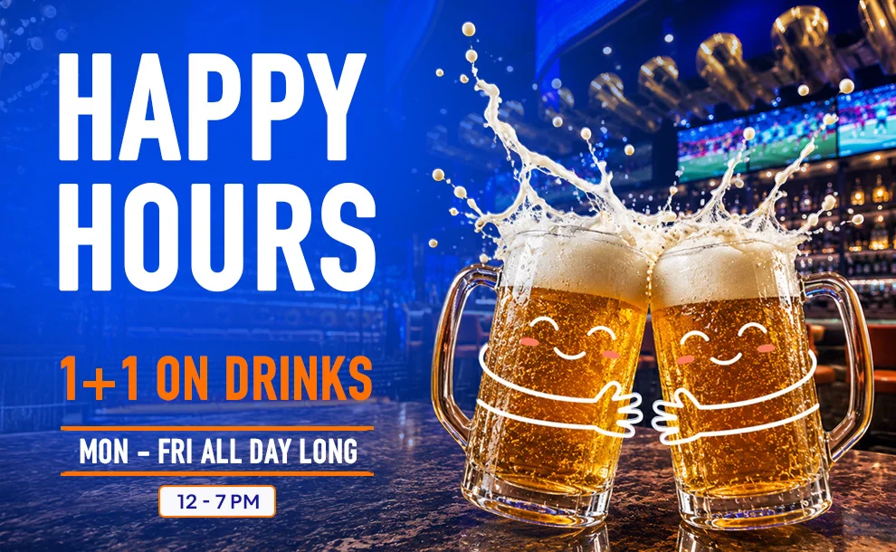 HAPPY HOURS OFFER