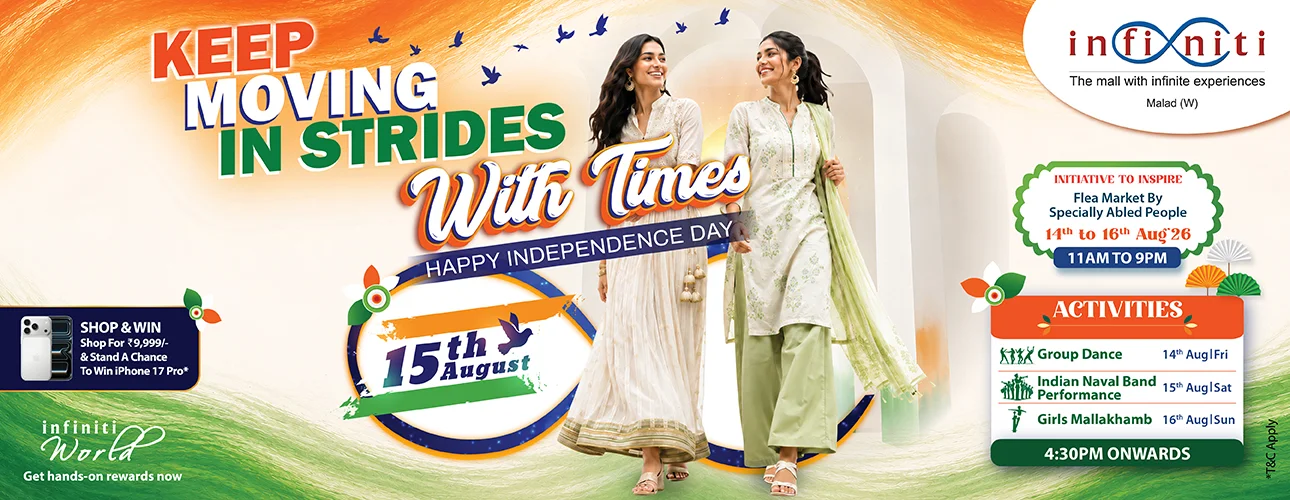 Independence Day at Infiniti Mall, Malad, Mumbai, India