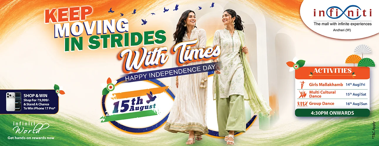 Independence Day at Infiniti Mall, Andheri, Mumbai, India